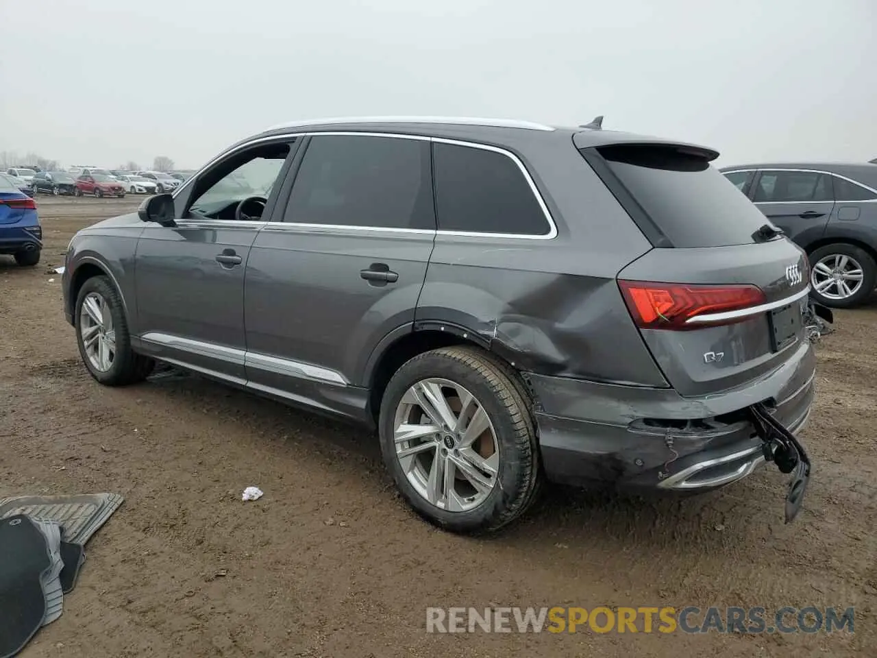 2 fotografías del automóvil dañado WA1LXBF70ND004262 AUDI Q7 2022