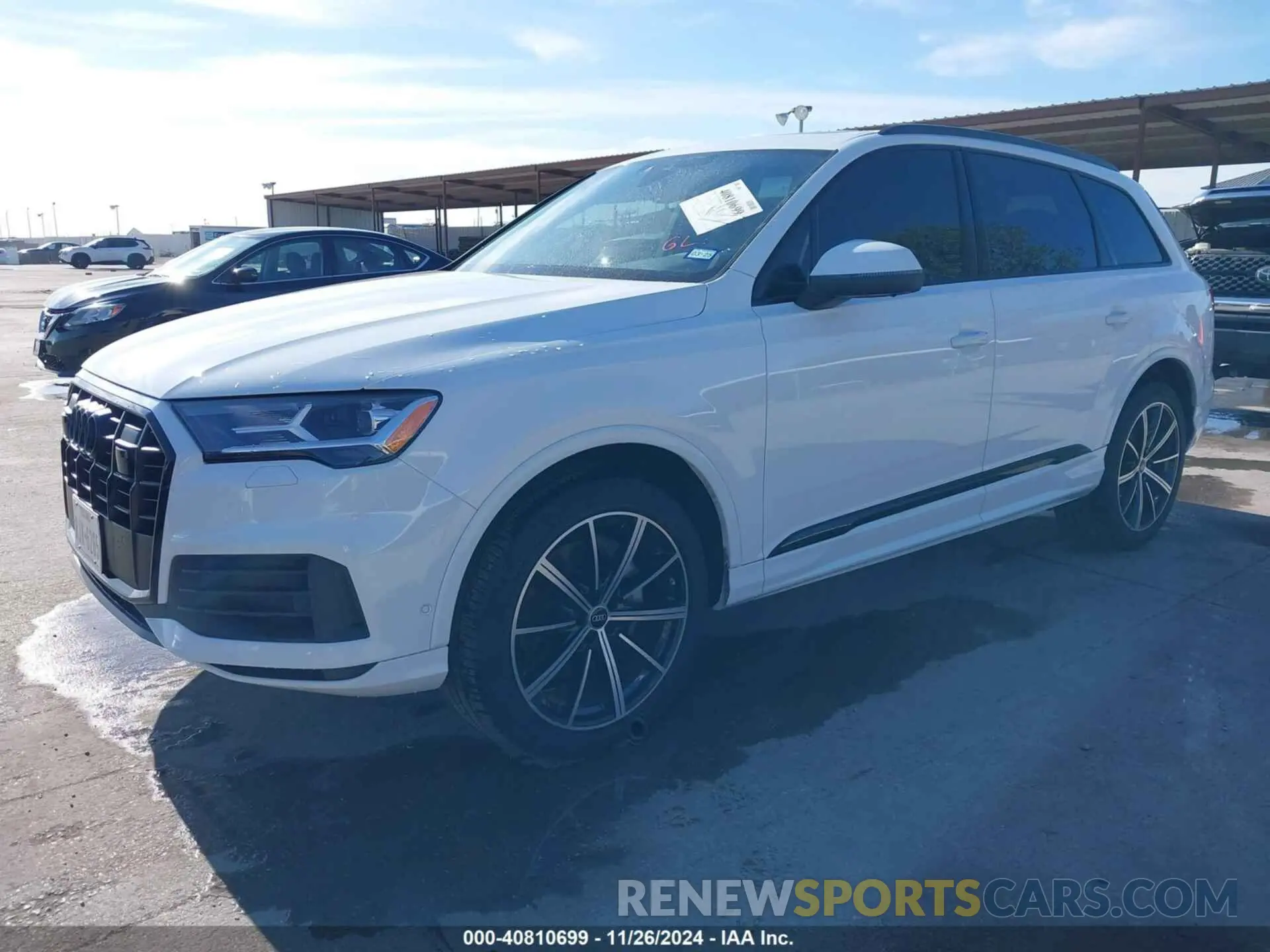 2 fotografías del automóvil dañado WA1LXBF70ND009395 AUDI Q7 2022