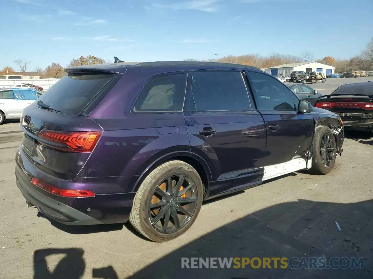 3 fotografías del automóvil dañado WA1LXBF71ND017747 AUDI Q7 2022