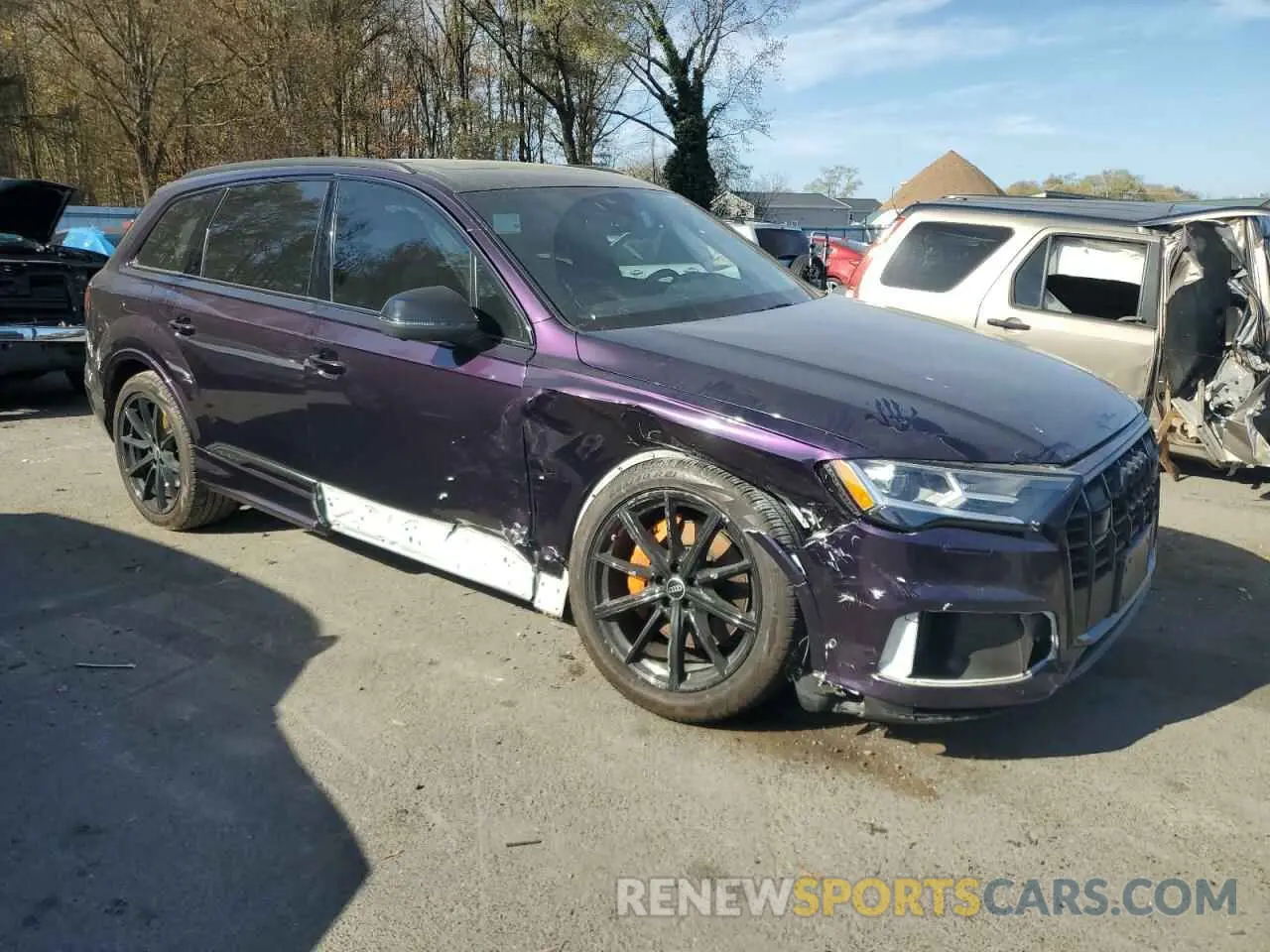 4 fotografías del automóvil dañado WA1LXBF71ND017747 AUDI Q7 2022