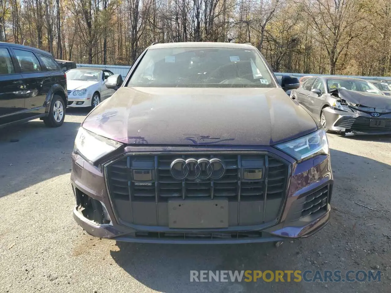 5 fotografías del automóvil dañado WA1LXBF71ND017747 AUDI Q7 2022