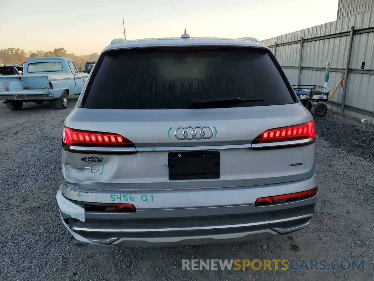 6 fotografías del automóvil dañado WA1LXBF72ND009432 AUDI Q7 2022