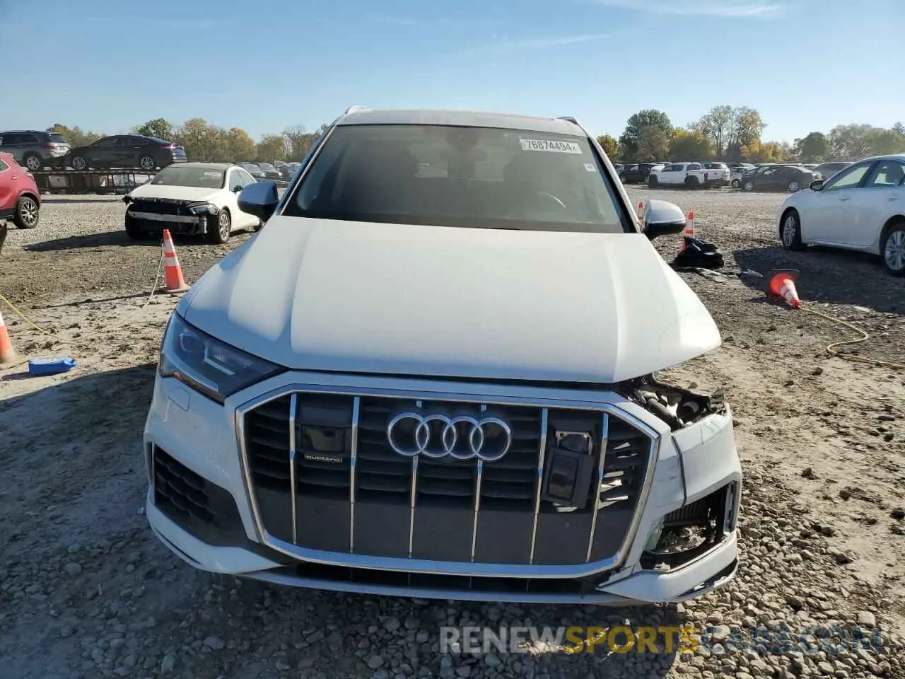 5 fotografías del automóvil dañado WA1LXBF74ND016866 AUDI Q7 2022