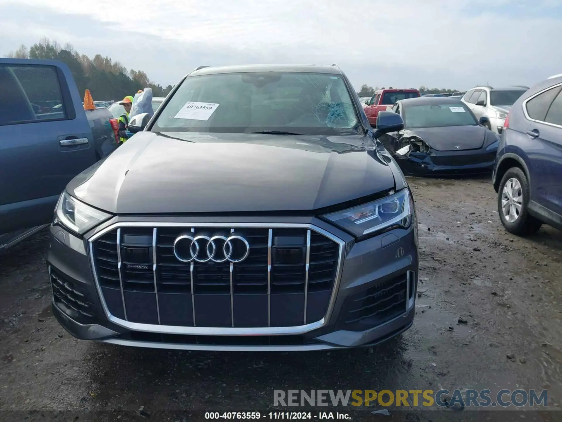 12 fotografías del automóvil dañado WA1LXBF75ND003737 AUDI Q7 2022