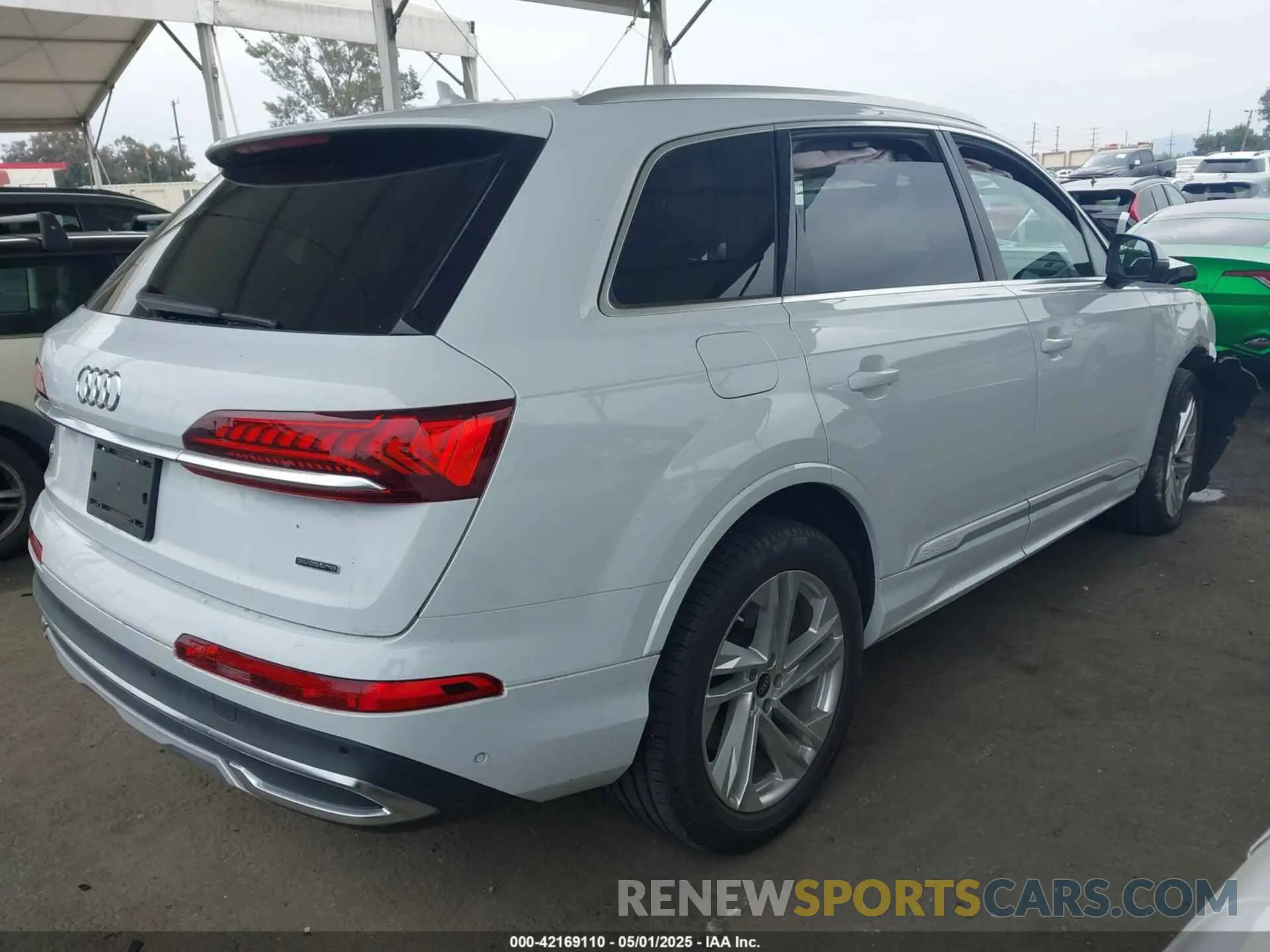 4 fotografías del automóvil dañado WA1LXBF75ND022305 AUDI Q7 2022