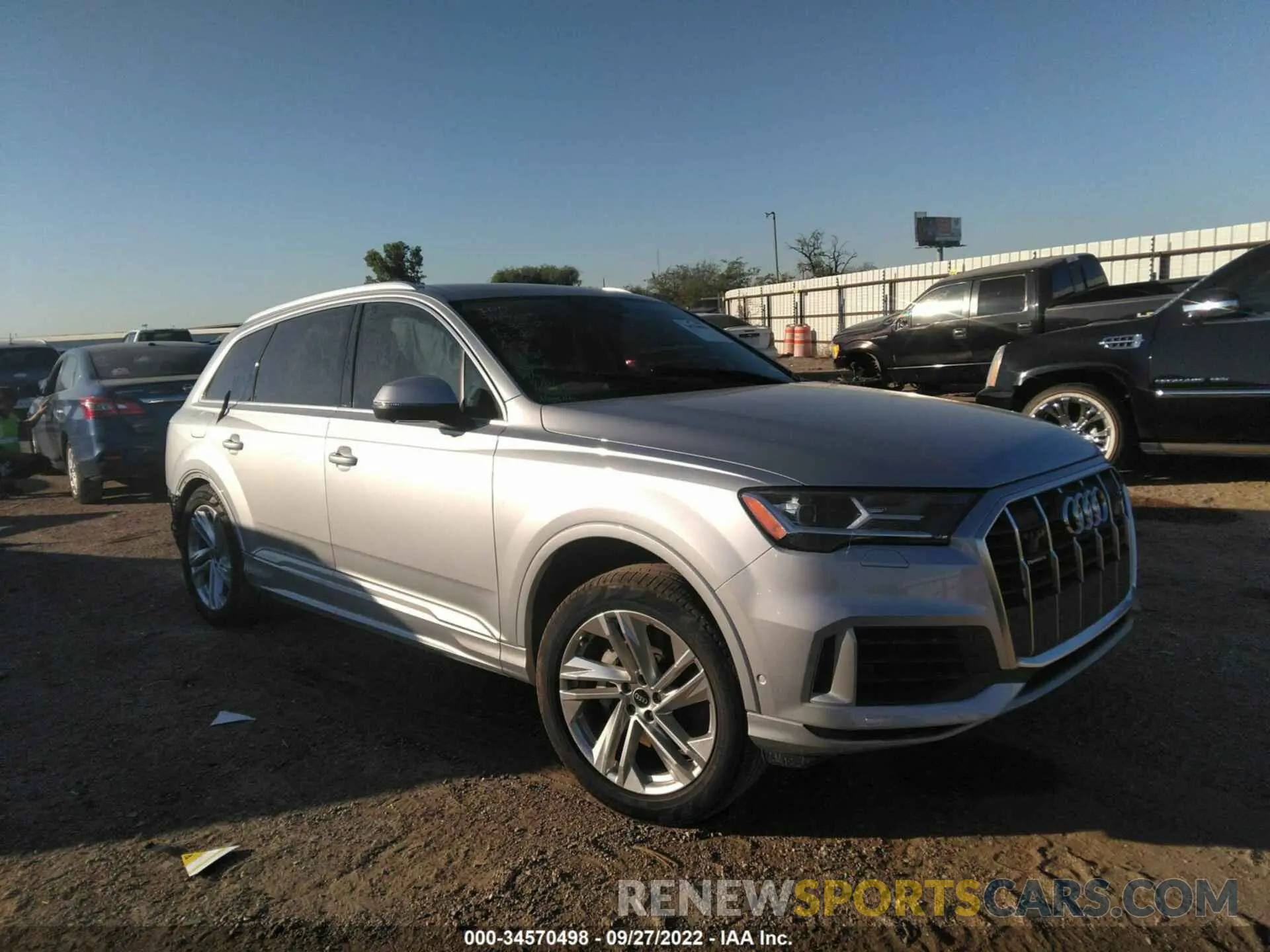 1 fotografías del automóvil dañado WA1LXBF77ND004386 AUDI Q7 2022