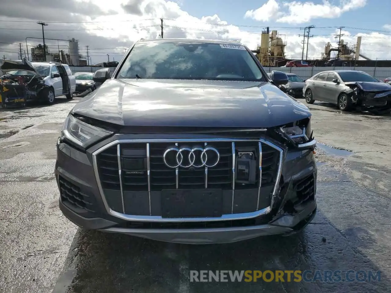 5 fotografías del automóvil dañado WA1LXBF78ND020368 AUDI Q7 2022