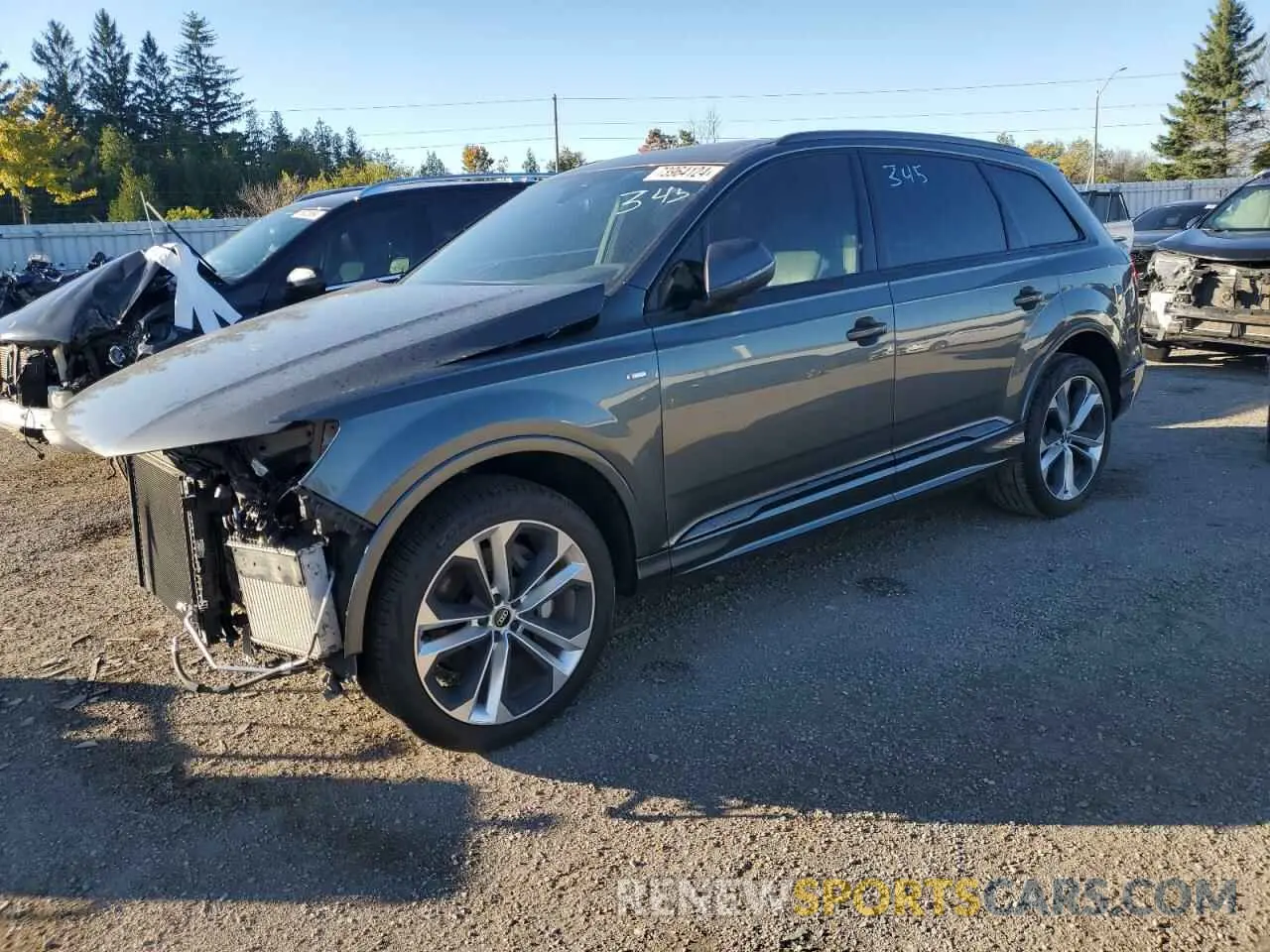 1 fotografías del automóvil dañado WA1MXBF71ND003724 AUDI Q7 2022