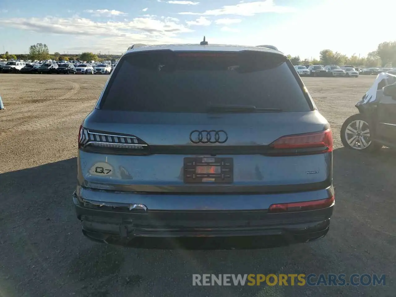 6 fotografías del automóvil dañado WA1MXBF71ND003724 AUDI Q7 2022