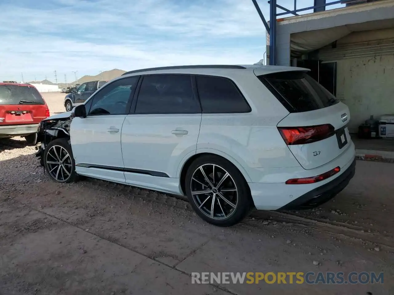 2 fotografías del automóvil dañado WA1VXBF73ND014986 AUDI Q7 2022
