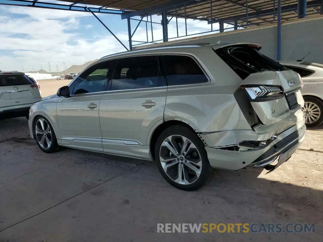 2 fotografías del automóvil dañado WA1VXBF76ND006400 AUDI Q7 2022