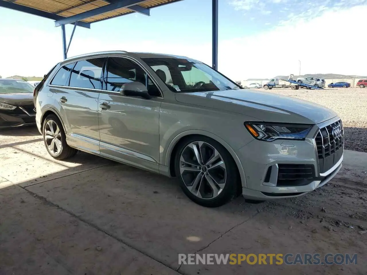4 fotografías del automóvil dañado WA1VXBF76ND006400 AUDI Q7 2022
