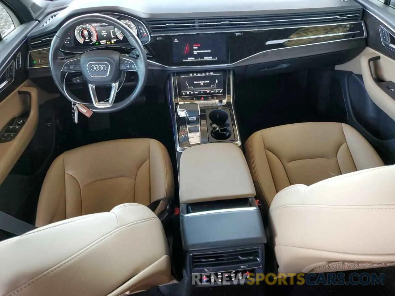 8 fotografías del automóvil dañado WA1VXBF76ND006400 AUDI Q7 2022