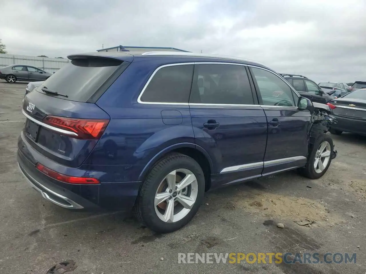3 fotografías del automóvil dañado WA1ACBF73PD002480 AUDI Q7 2023