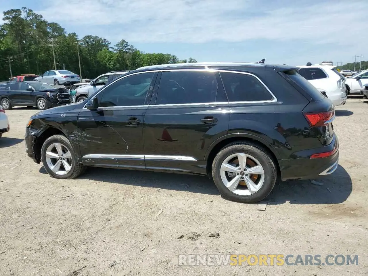 2 fotografías del automóvil dañado WA1LCBF70PD008343 AUDI Q7 2023