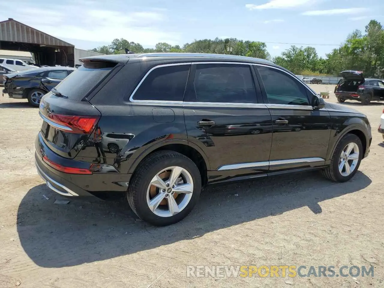 3 fotografías del automóvil dañado WA1LCBF70PD008343 AUDI Q7 2023