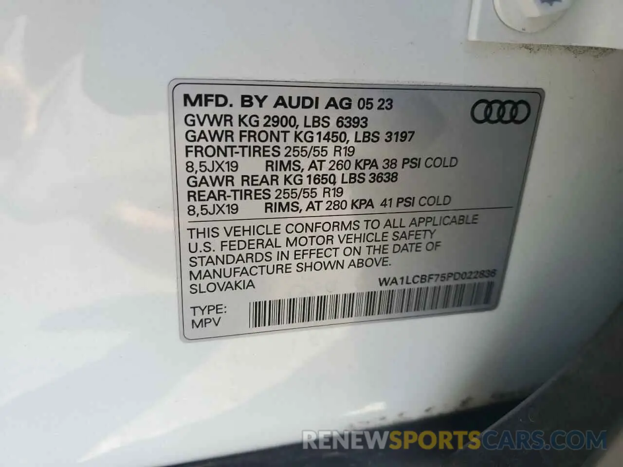 13 fotografías del automóvil dañado WA1LCBF75PD022836 AUDI Q7 2023