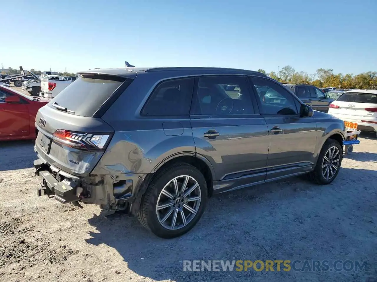 3 fotografías del automóvil dañado WA1LCBF77PD020036 AUDI Q7 2023