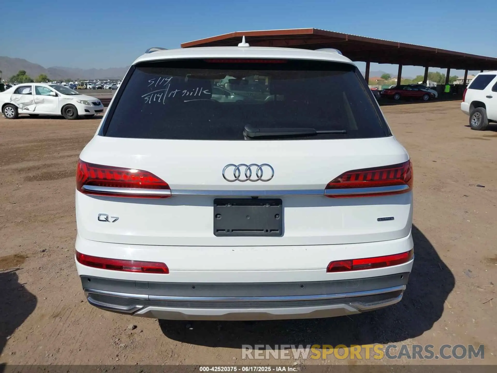 16 fotografías del automóvil dañado WA1LXBF71PD009599 AUDI Q7 2023