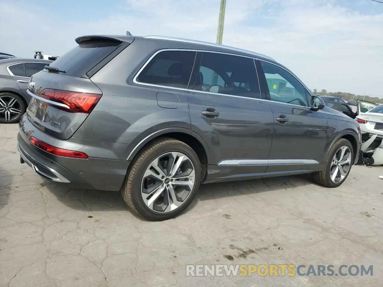 3 fotografías del automóvil dañado WA1LXBF78PD024830 AUDI Q7 2023