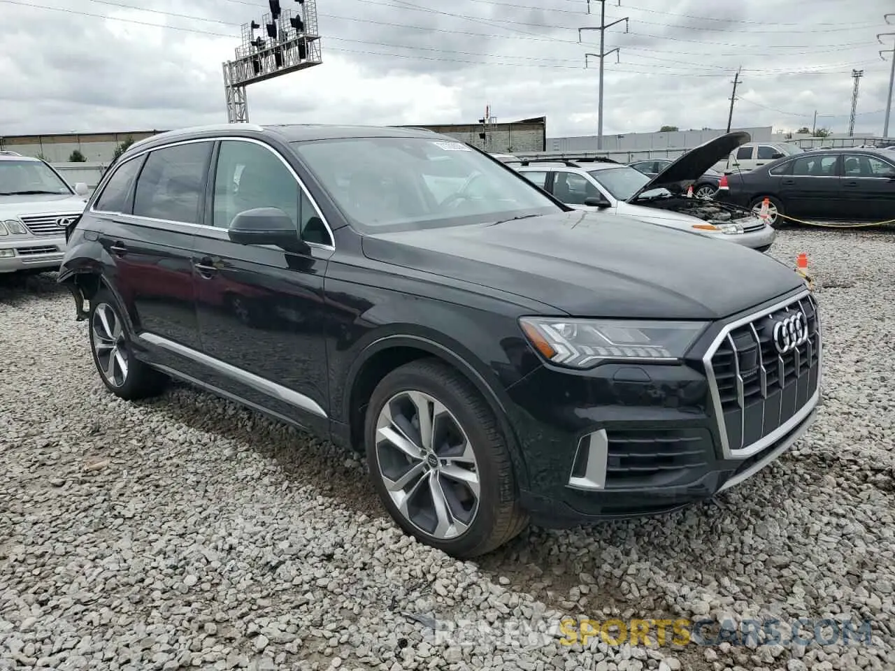 4 fotografías del automóvil dañado WA1LXBF79PD026196 AUDI Q7 2023