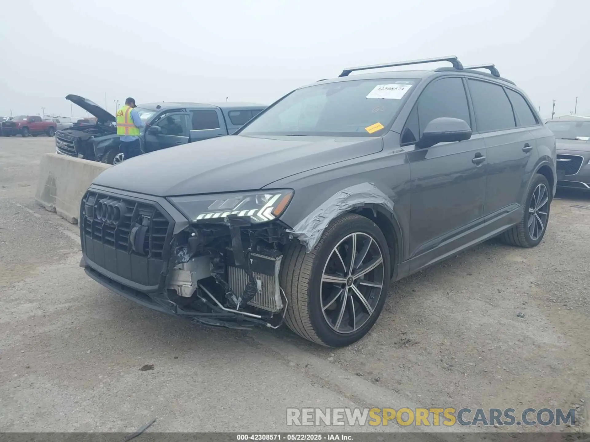2 fotografías del automóvil dañado WA1VXBF72PD020877 AUDI Q7 2023