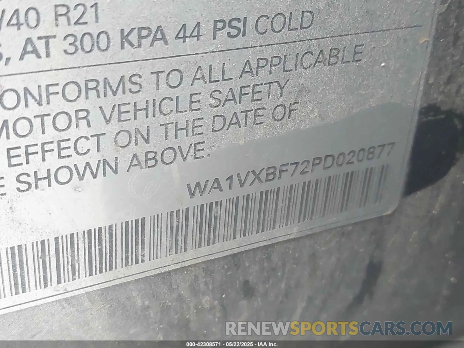 9 fotografías del automóvil dañado WA1VXBF72PD020877 AUDI Q7 2023
