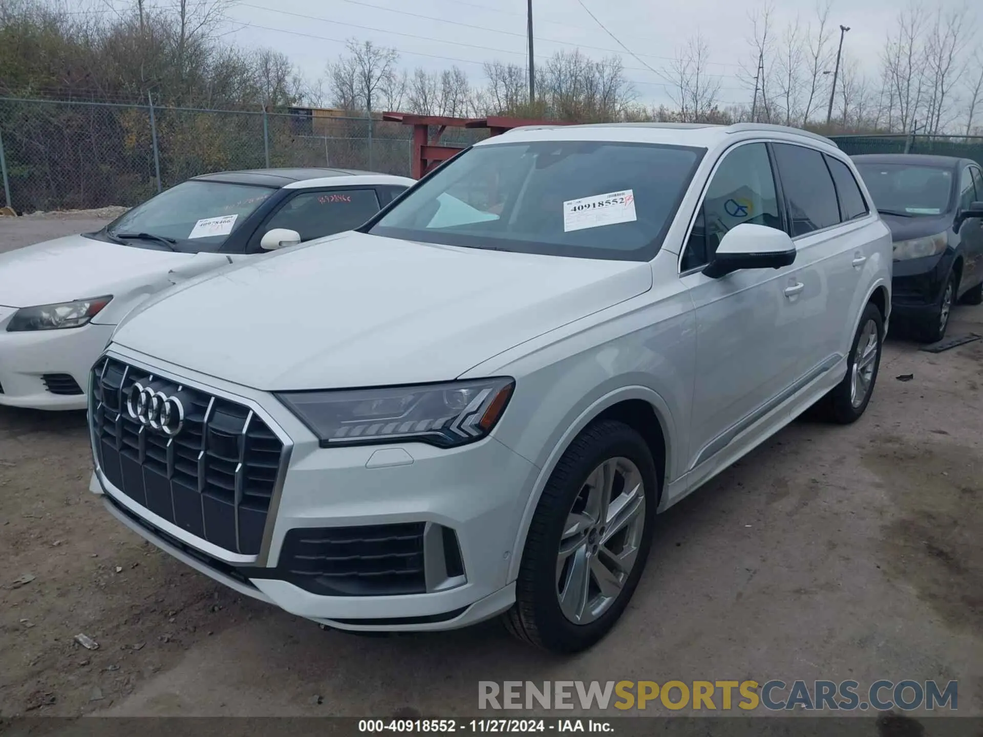 2 fotografías del automóvil dañado WA1LXBF7XRD006770 AUDI Q7 2024