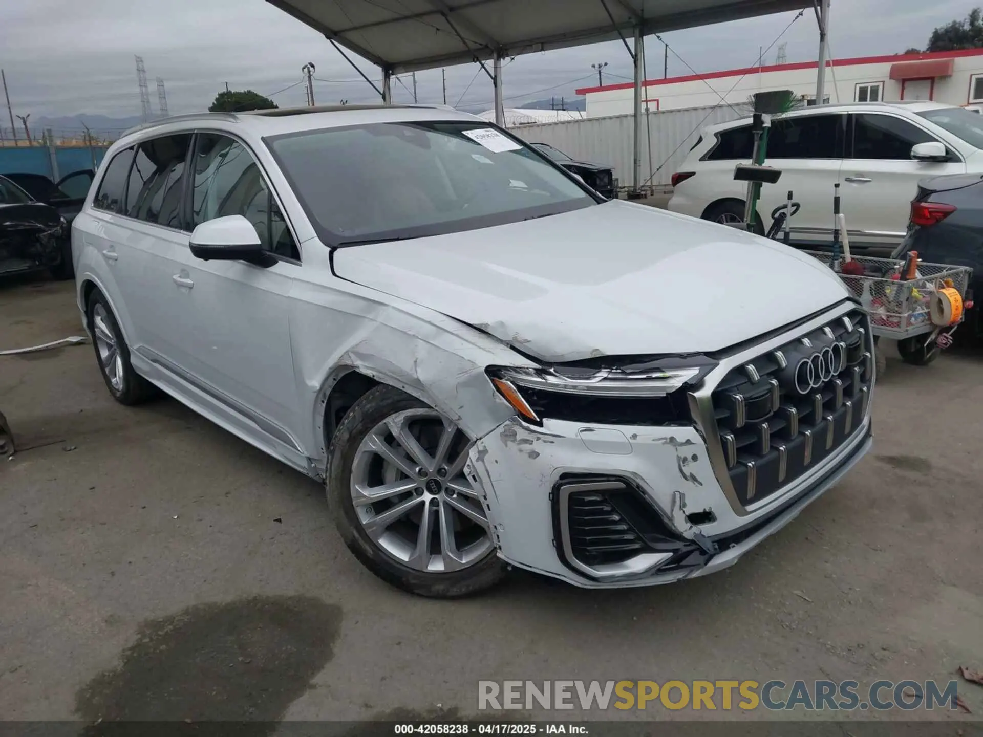 1 fotografías del automóvil dañado WA1ACBF70SD001585 AUDI Q7 2025