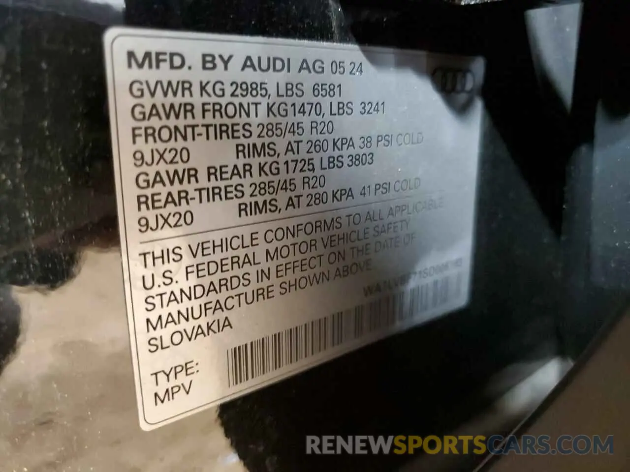 14 fotografías del automóvil dañado WA1LVBF71SD006183 AUDI Q7 2025