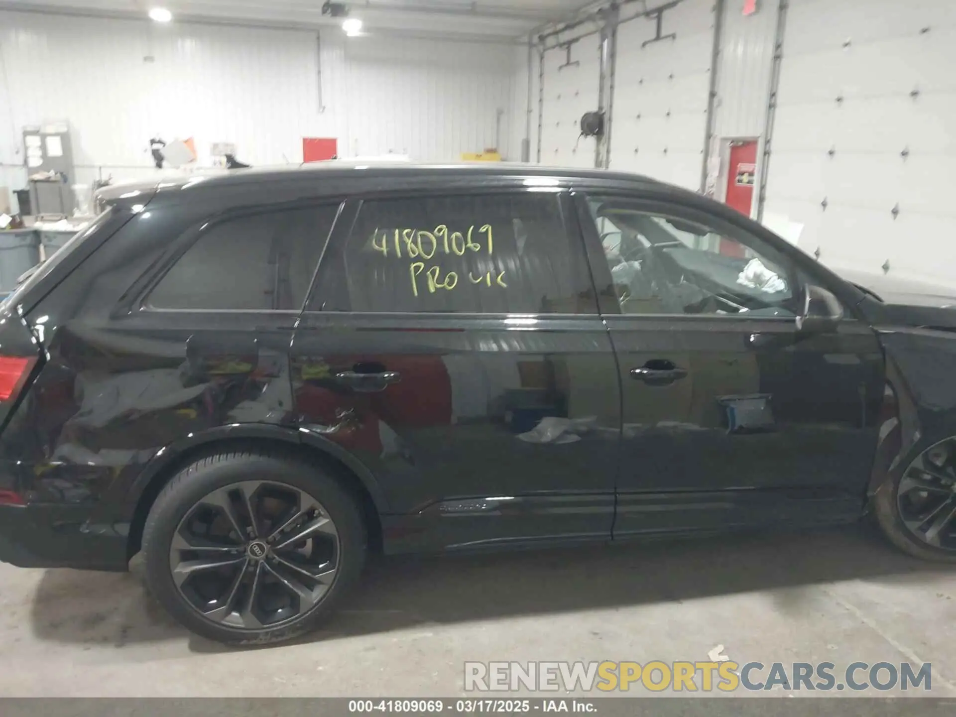 13 fotografías del automóvil dañado WA1VVBF74SD010351 AUDI Q7 2025