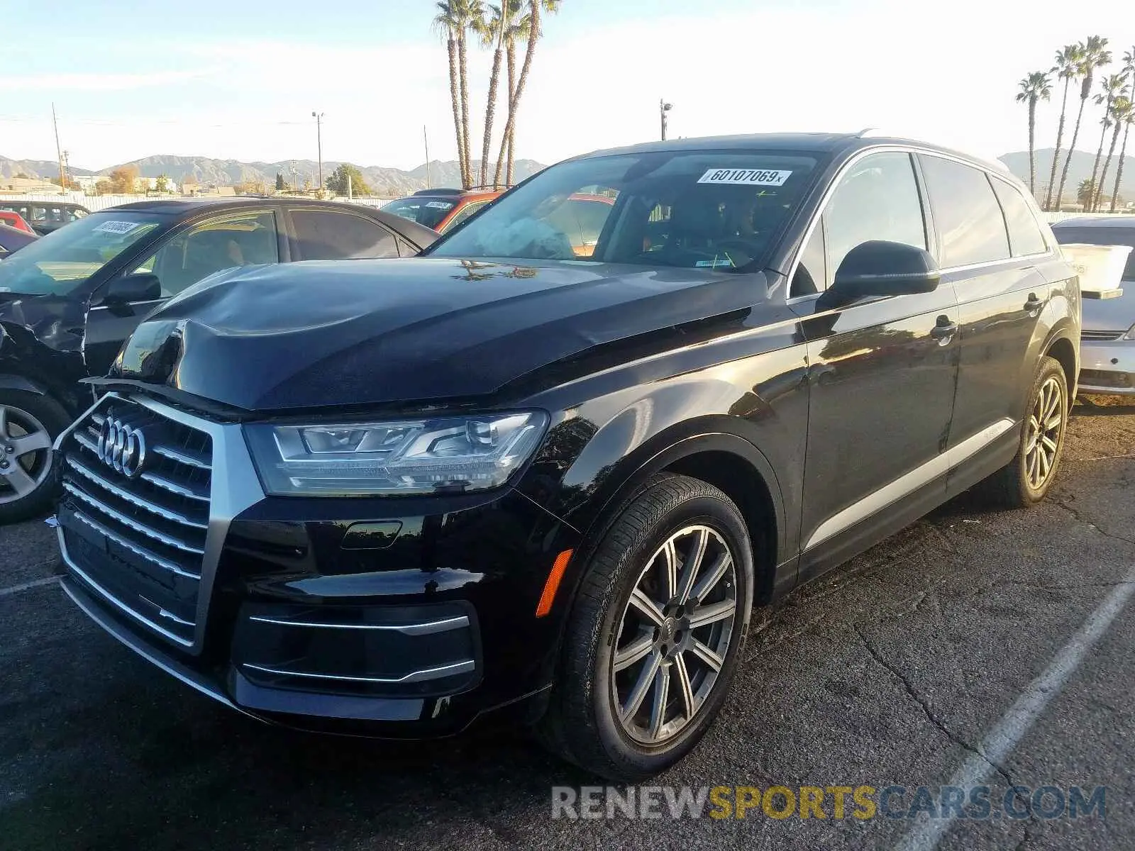 2 fotografías del automóvil dañado WA1LHAF76KD027418 AUDI Q7 PREMIUM 2019