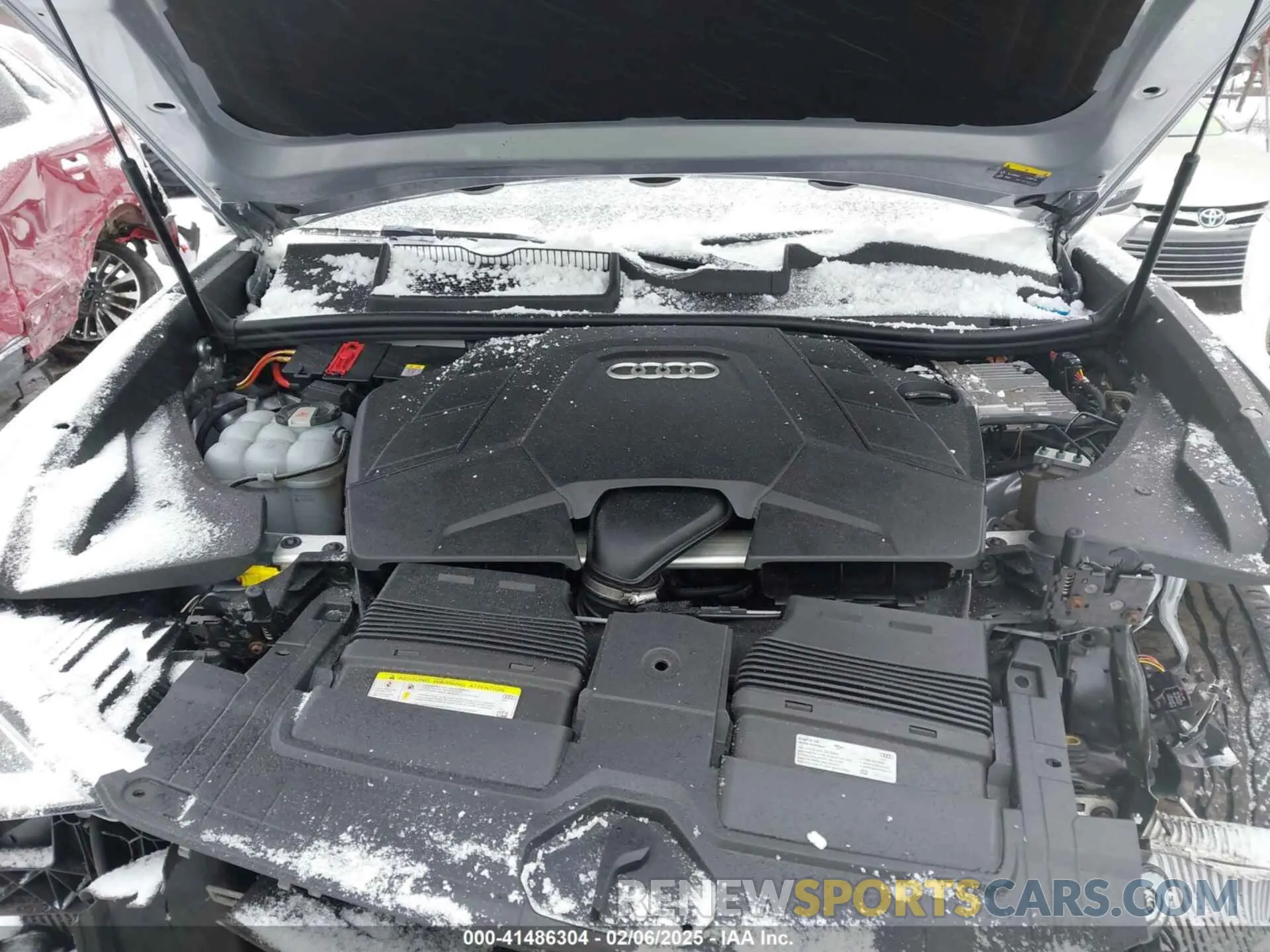 10 fotografías del automóvil dañado WA1AVAF10KD011727 AUDI Q8 2019