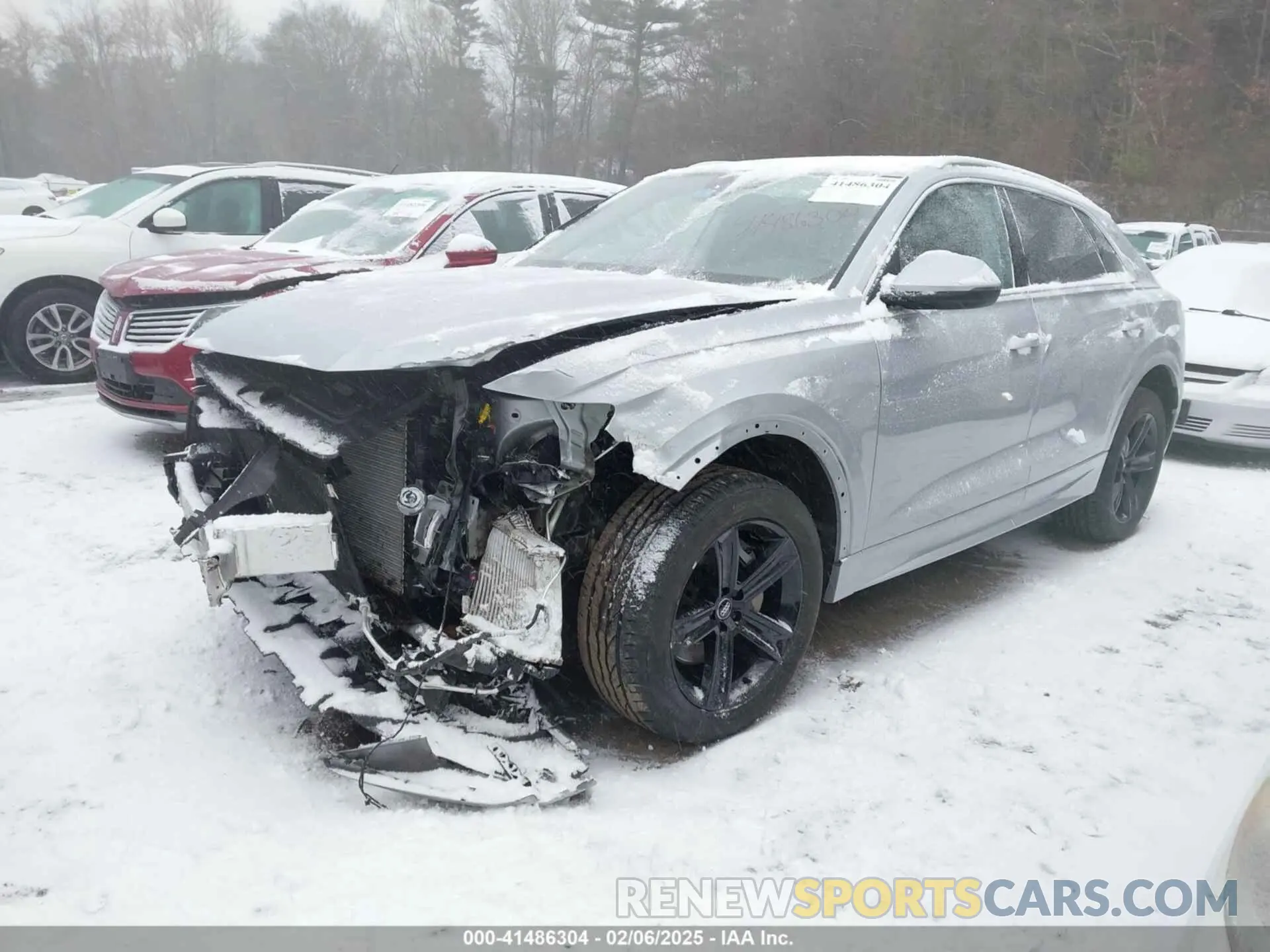 2 fotografías del automóvil dañado WA1AVAF10KD011727 AUDI Q8 2019