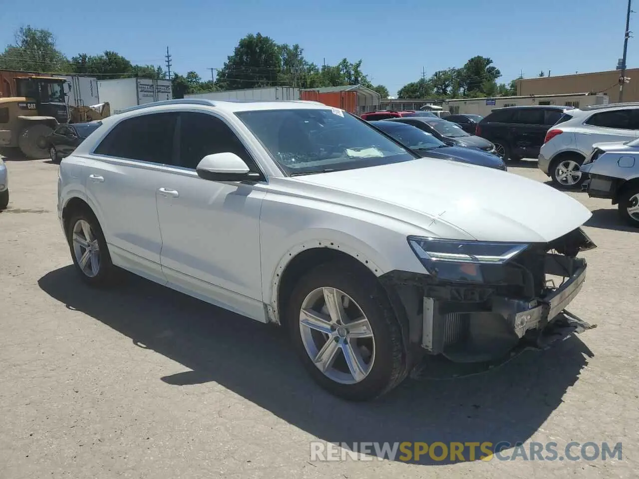 4 fotografías del automóvil dañado WA1AVAF11KD010330 AUDI Q8 2019