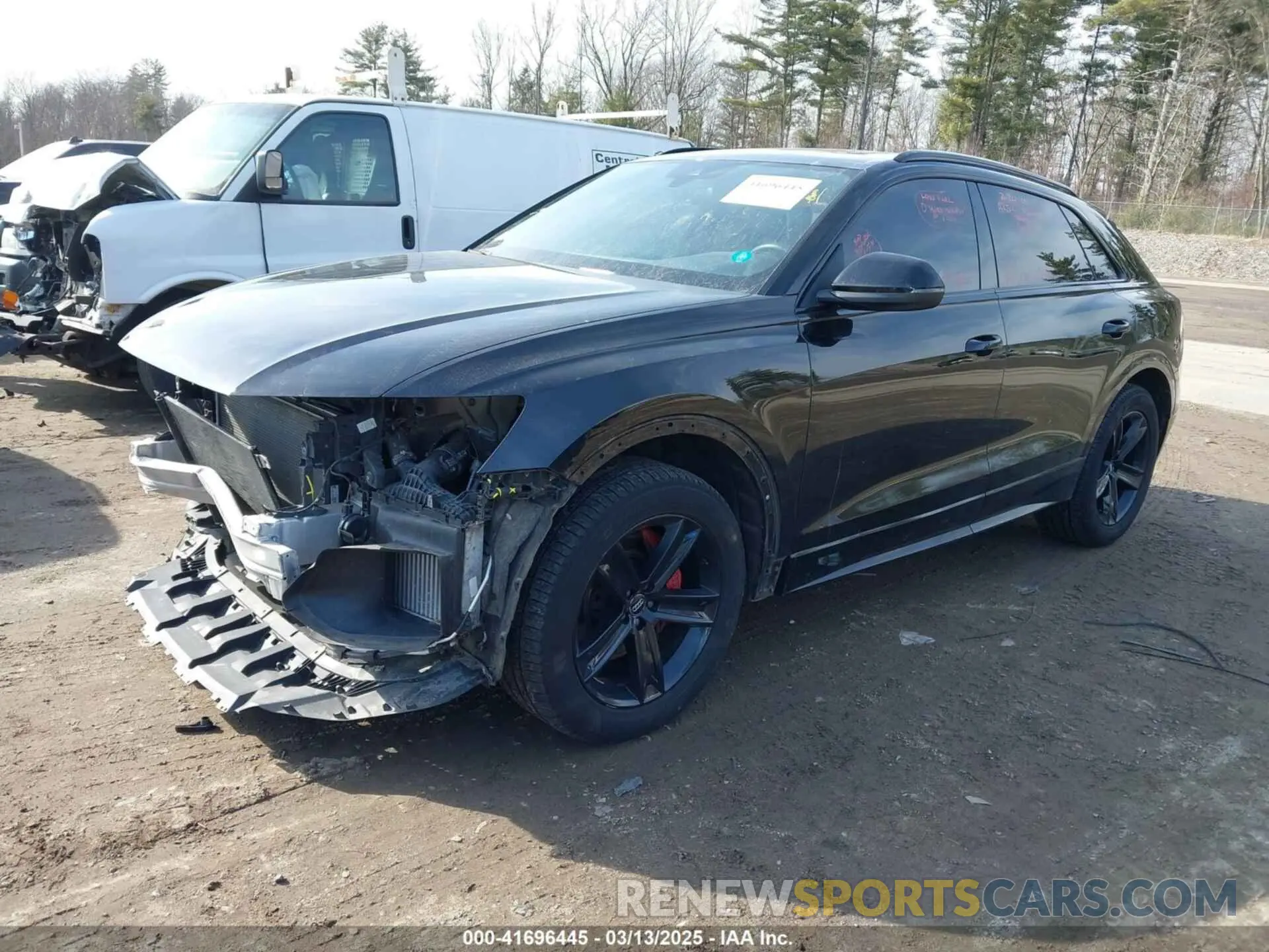 2 fotografías del automóvil dañado WA1AVAF18KD016156 AUDI Q8 2019