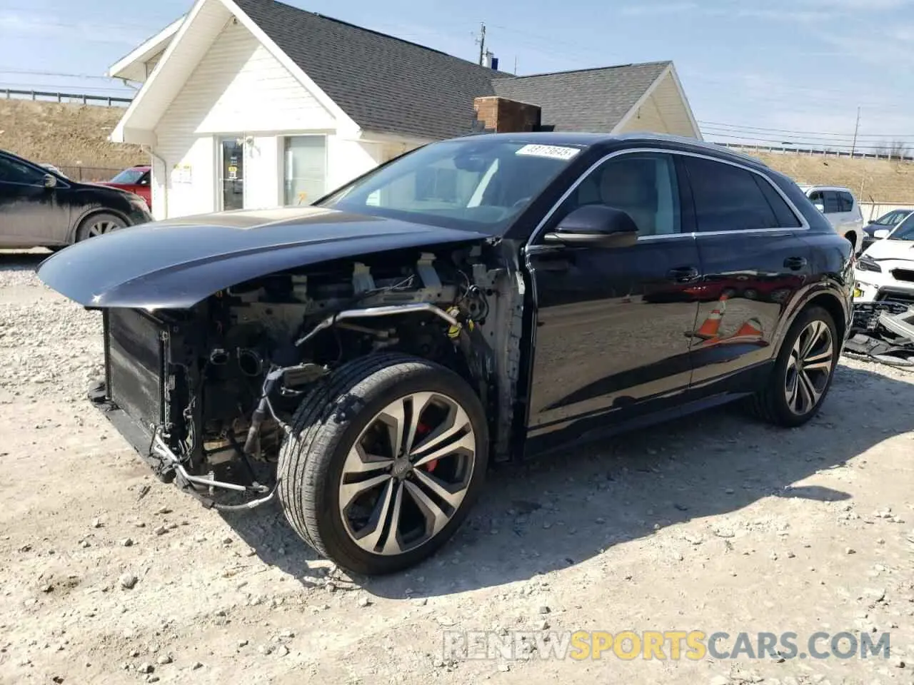 1 fotografías del automóvil dañado WA1BVAF11KD037936 AUDI Q8 2019