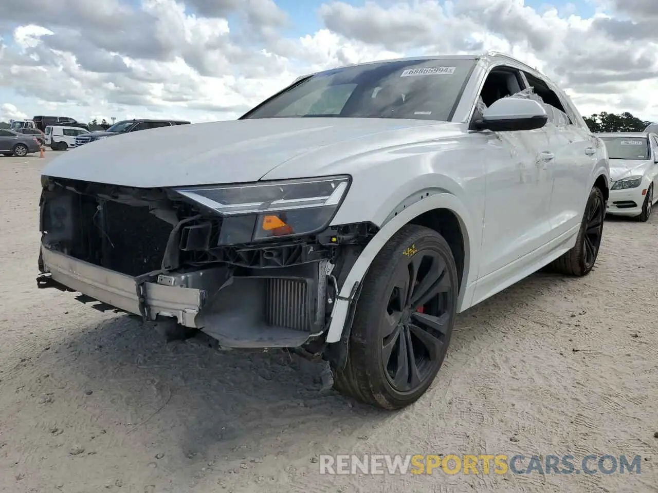 1 fotografías del automóvil dañado WA1BVAF12KD043583 AUDI Q8 2019