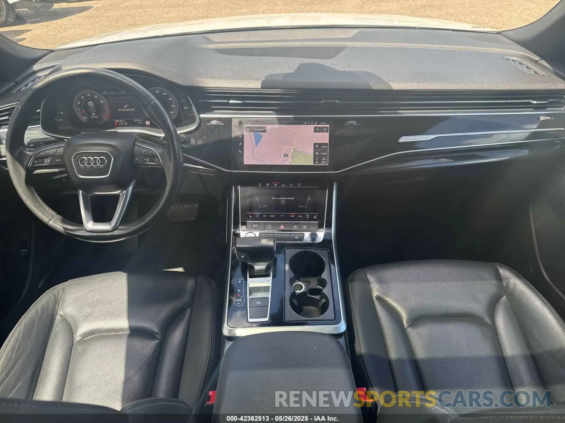 6 fotografías del automóvil dañado WA1BVAF15KD028897 AUDI Q8 2019