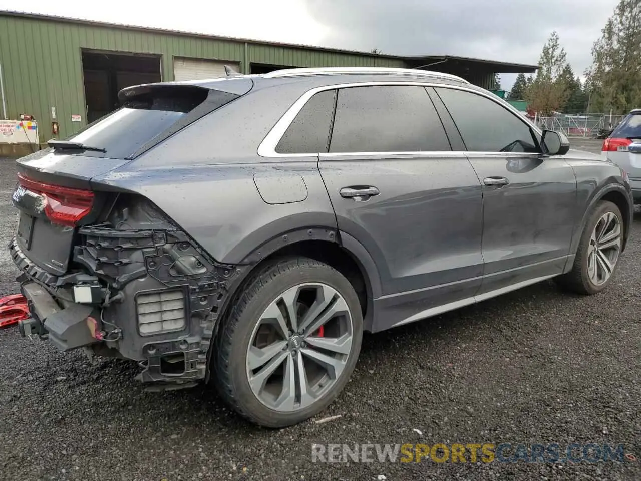 3 fotografías del automóvil dañado WA1BVAF15KD042220 AUDI Q8 2019
