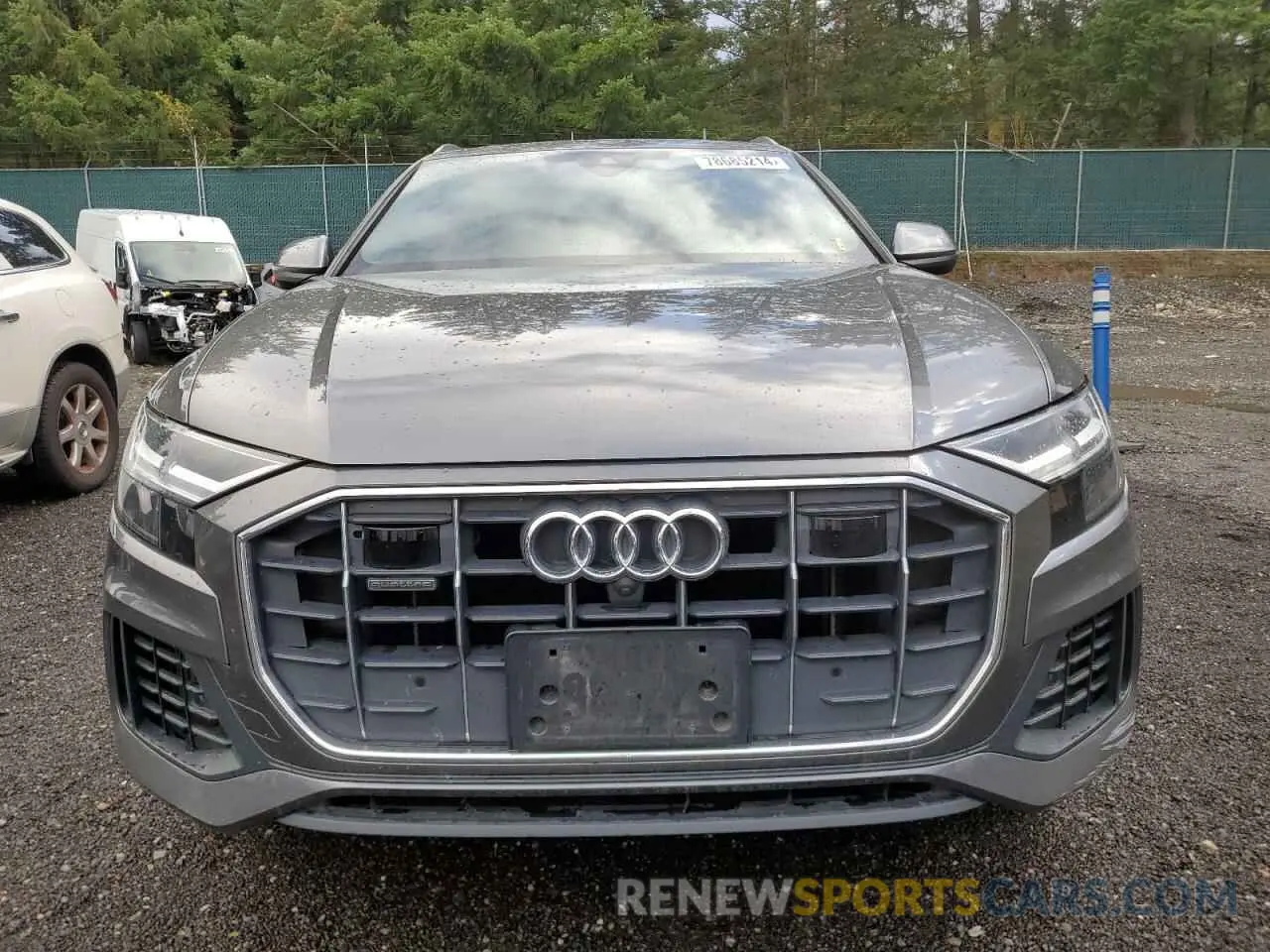 5 fotografías del automóvil dañado WA1BVAF15KD042220 AUDI Q8 2019