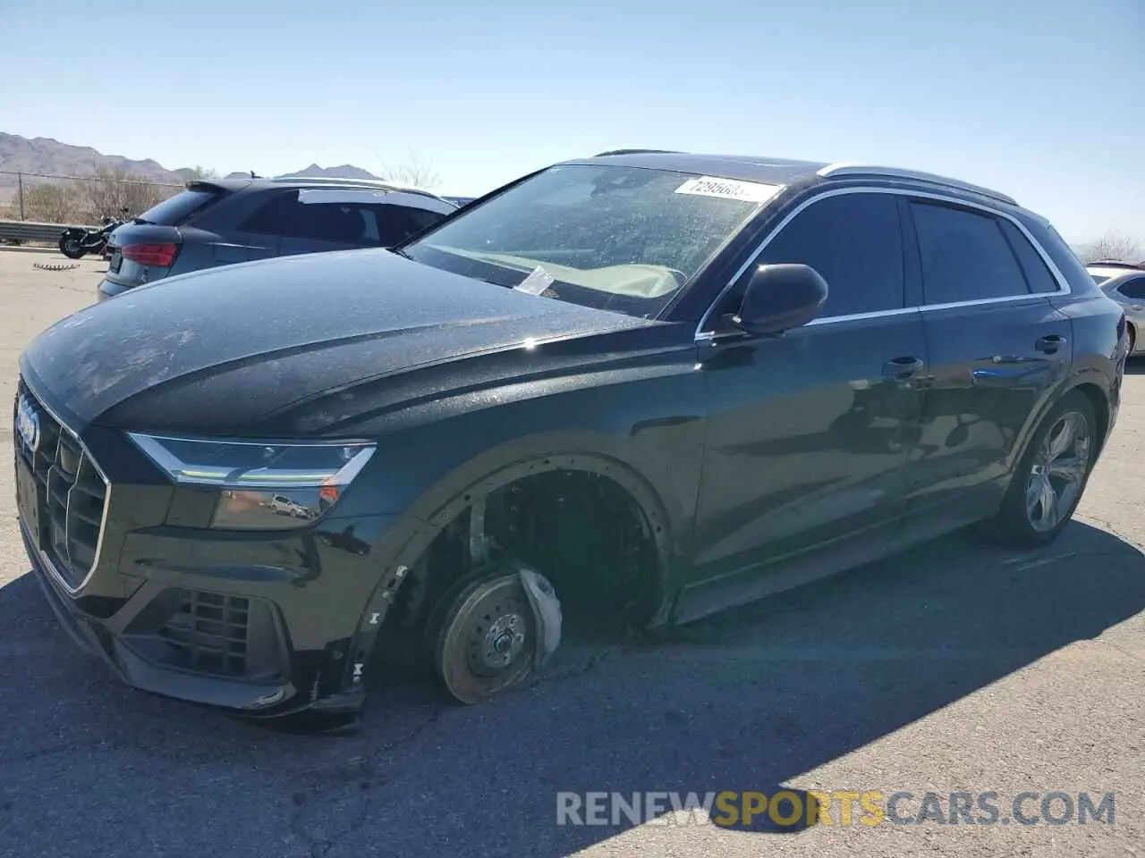 1 fotografías del automóvil dañado WA1BVAF19KD016154 AUDI Q8 2019