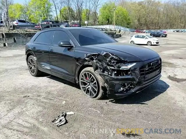 14 fotografías del automóvil dañado WA1EVAF10KD006691 AUDI Q8 2019
