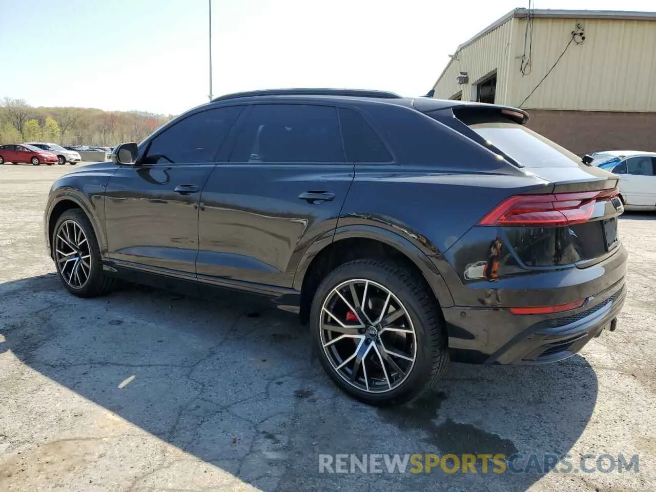 2 fotografías del automóvil dañado WA1EVAF10KD006691 AUDI Q8 2019