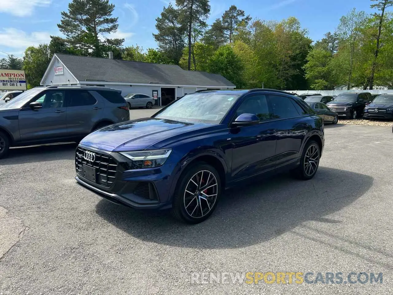 2 fotografías del automóvil dañado WA1EVAF10KD010837 AUDI Q8 2019