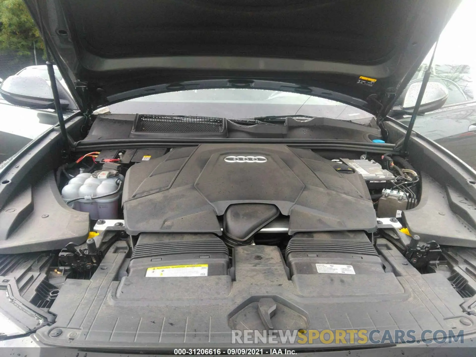 10 fotografías del automóvil dañado WA1EVAF12KD025565 AUDI Q8 2019