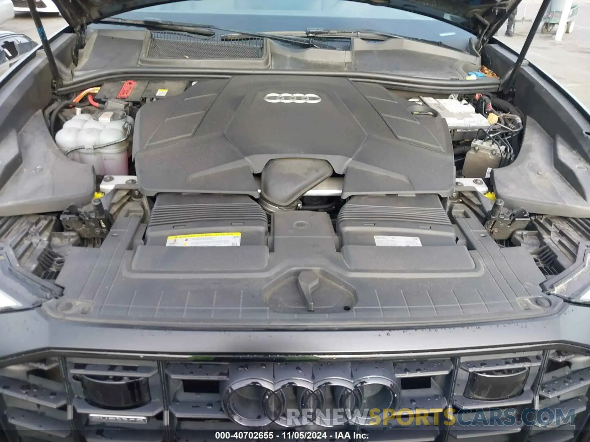 10 fotografías del automóvil dañado WA1EVAF19KD018208 AUDI Q8 2019