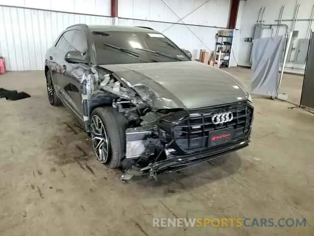 14 fotografías del automóvil dañado WA1EVAF19KD029726 AUDI Q8 2019