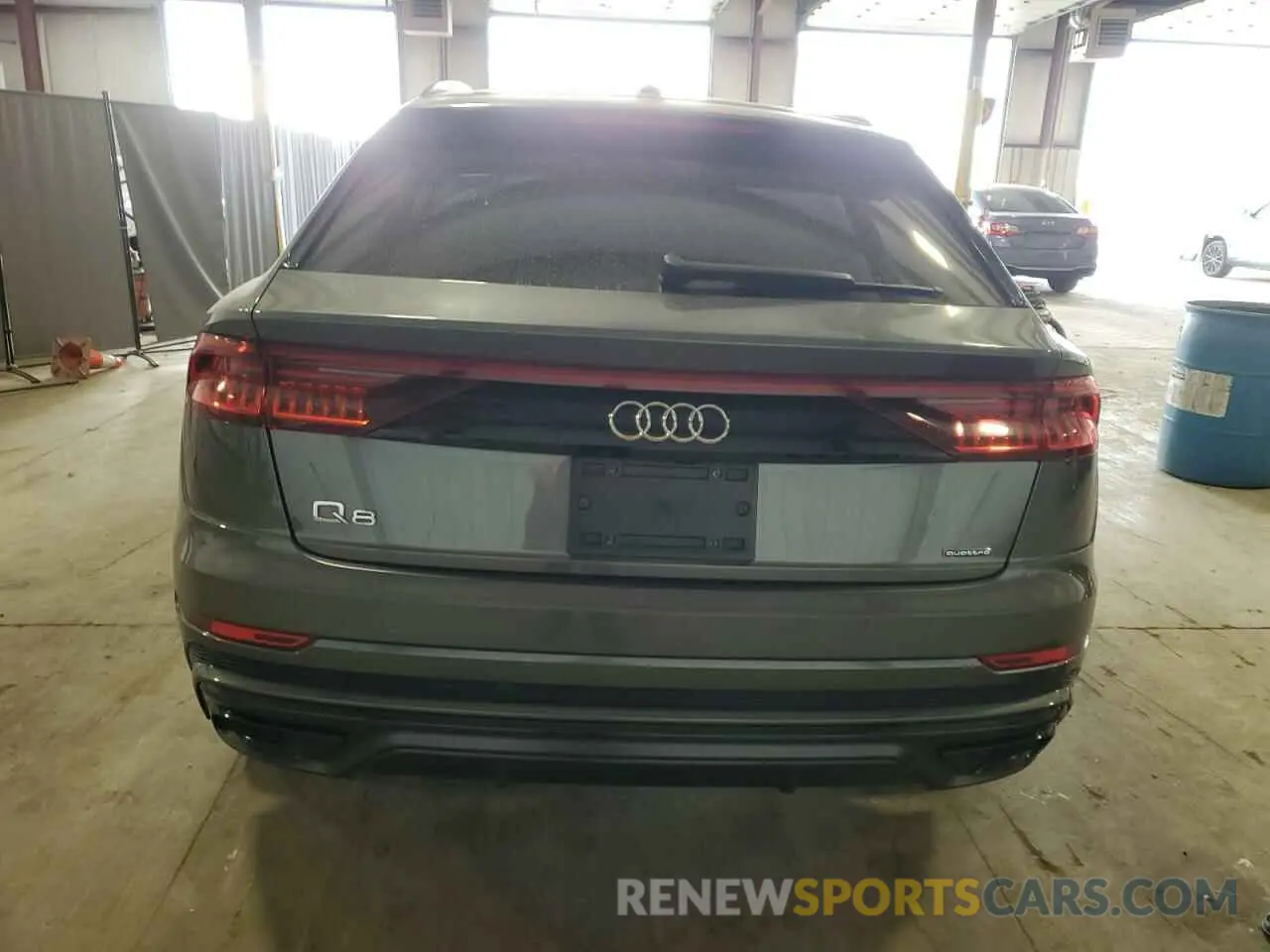 6 fotografías del automóvil dañado WA1EVAF19KD029726 AUDI Q8 2019