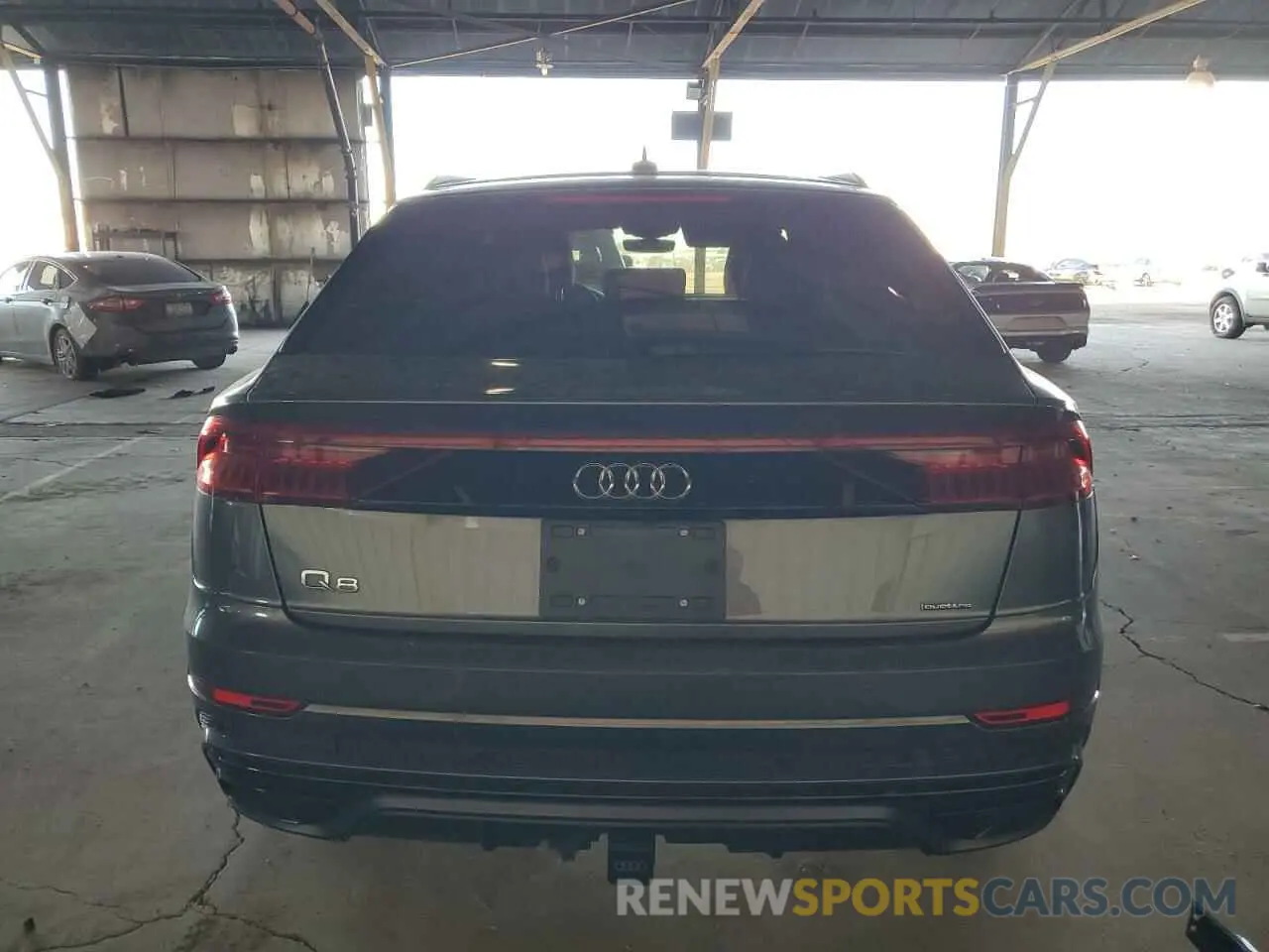 6 fotografías del automóvil dañado WA1FVAF10KD022121 AUDI Q8 2019